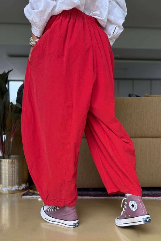 Made in Italy Cooper Needlecord Sia Pant Salsa